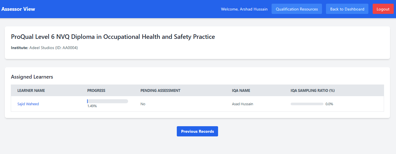 Assessor Platform